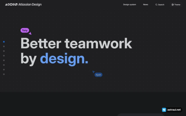 Главная страница Atlassian Design System