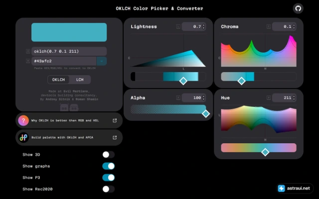 Главная страница OKLCH Color Picker