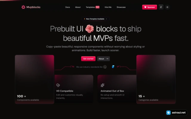 Главная страница MVPBlocks