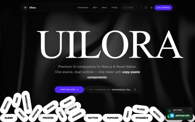 Главная страница Uilora