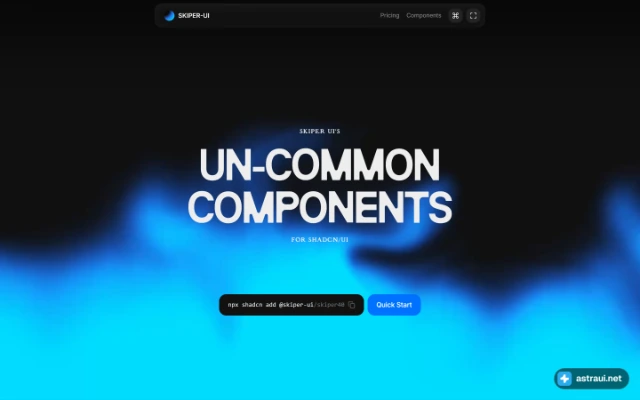 Главная страница Skiper UI