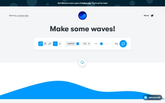 Главная страница Get Waves