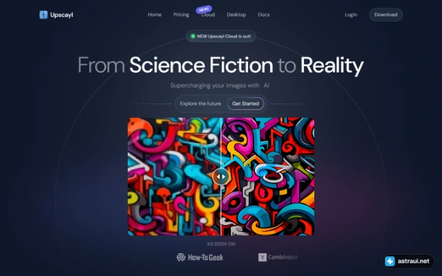 Главная страница Upscayl