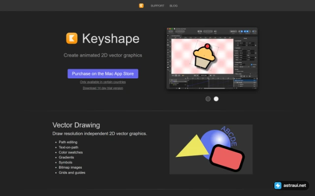 Главная страница Keyshape