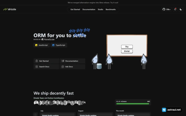 Главная страница Drizzle ORM
