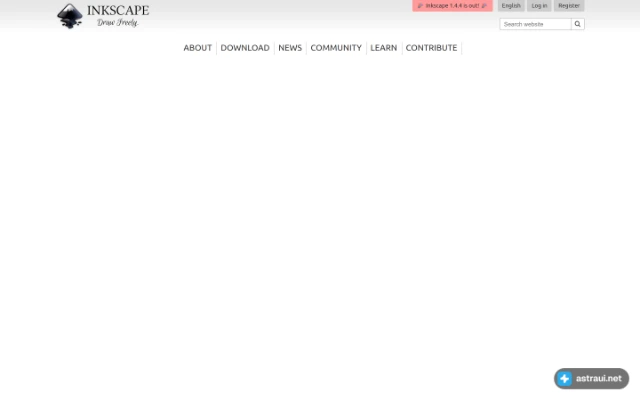 Главная страница Inkscape