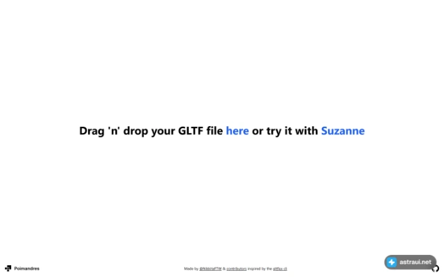 Главная страница gltf.pmnd.rs