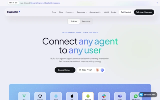 Главная страница CopilotKit