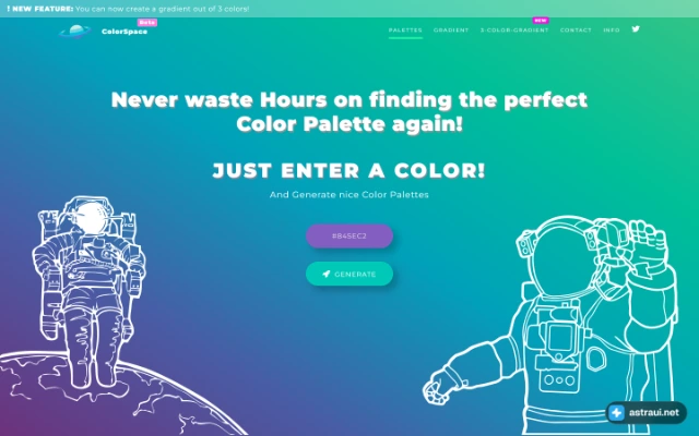 Главная страница ColorSpace