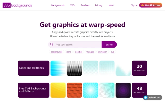 Главная страница SVG Backgrounds