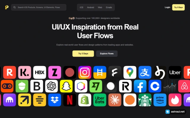 Главная страница Page Flows