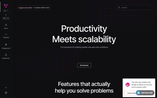 Главная страница Angular