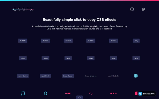 Главная страница CSSFX