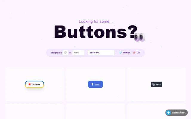 Главная страница CSS Buttons