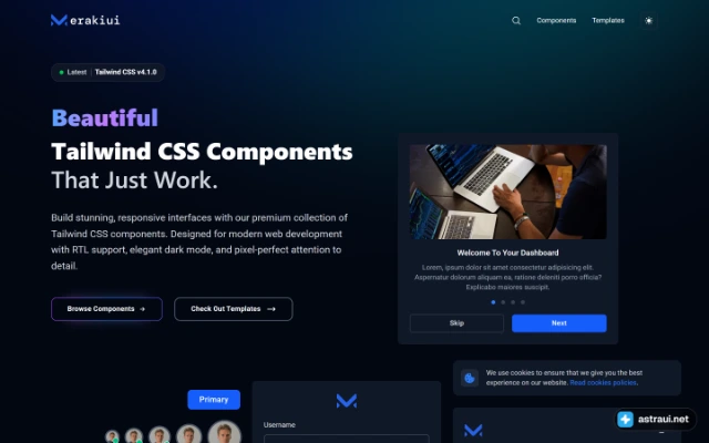 Главная страница Meraki UI