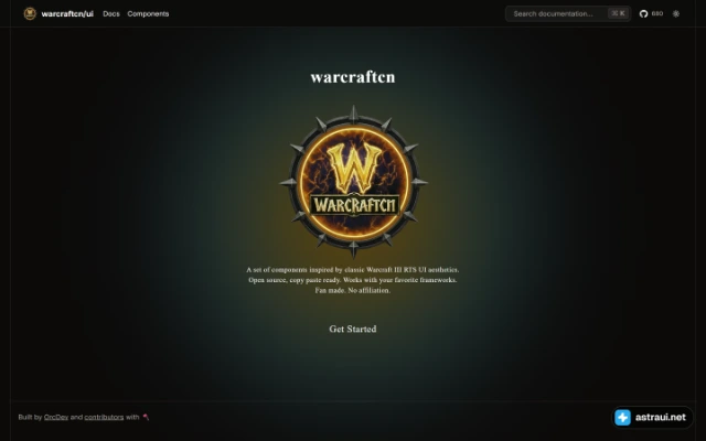 Главная страница warcraftcn